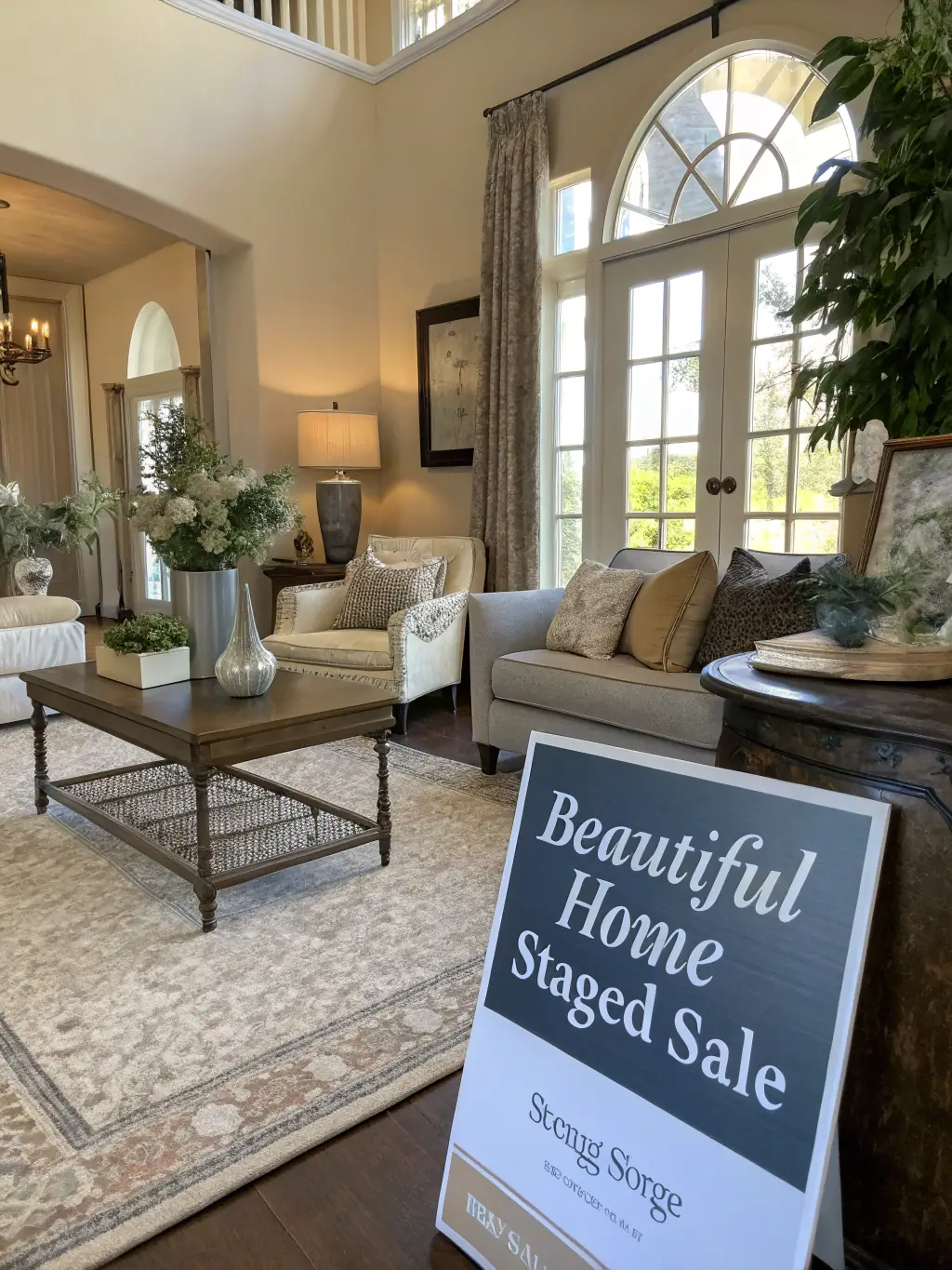 A professionally staged home with perfect lighting and finishing touches, ready for photos and showings.